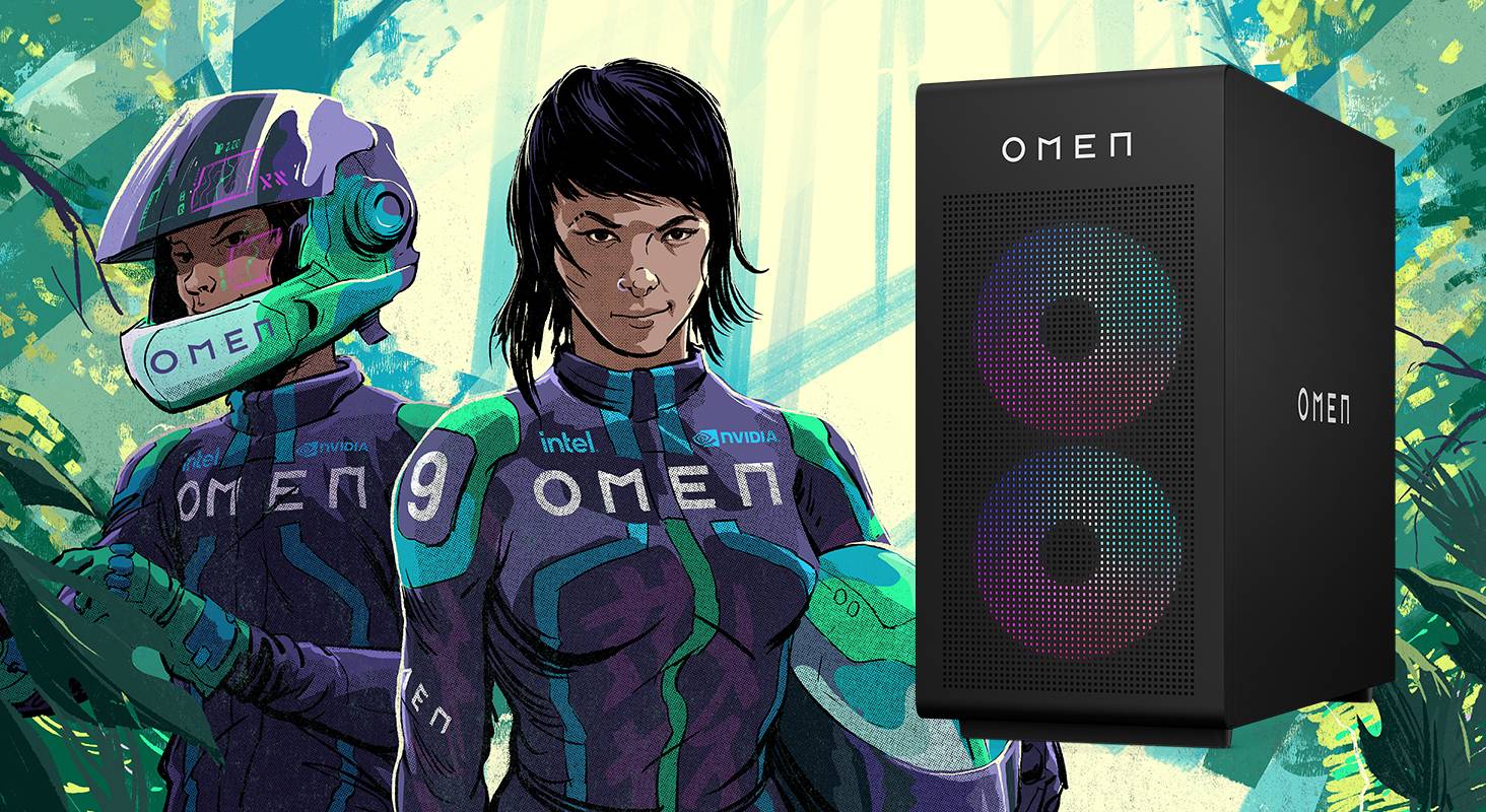 HP OMEN 35L GT16-0012nd AMD Ryzen™ 7 8700G 16 GB DDR5-SDRAM 1 TB SSD NVIDIA GeForce RTX 4060 Windows 11 Home Tower PC Zwart