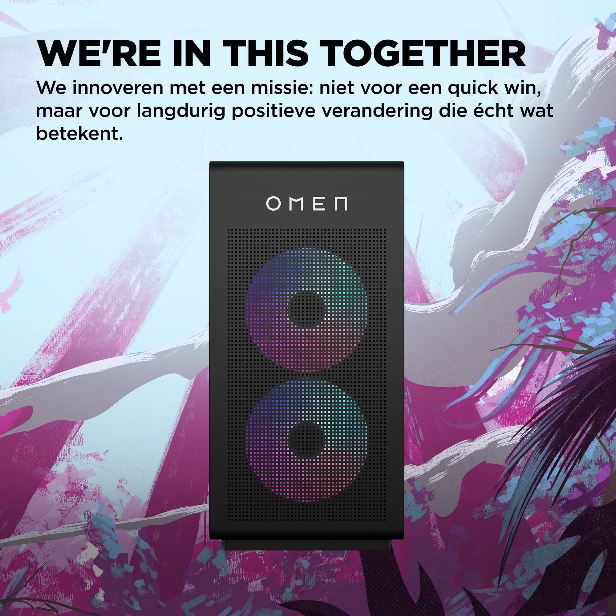 HP OMEN 35L GT16-0012nd AMD Ryzen™ 7 8700G 16 GB DDR5-SDRAM 1 TB SSD NVIDIA GeForce RTX 4060 Windows 11 Home Tower PC Zwart