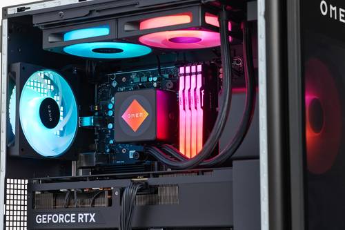 HP OMEN 35L GT16-0012nd AMD Ryzen™ 7 8700G 16 GB DDR5-SDRAM 1 TB SSD NVIDIA GeForce RTX 4060 Windows 11 Home Tower PC Zwart