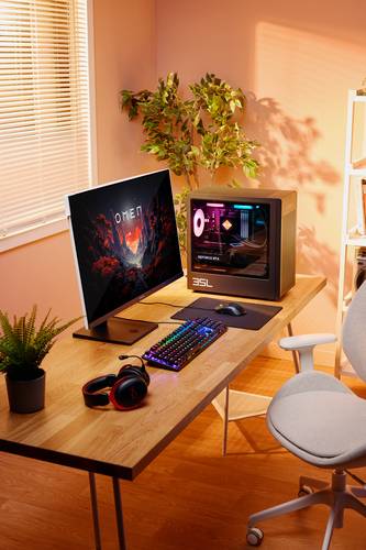 HP OMEN 35L GT16-0075nd Intel® Core™ i7 i7-14700F 32 GB DDR5-SDRAM 2 TB SSD NVIDIA GeForce RTX 4070 Ti Super Windows 11 Home Tower PC Zwart
