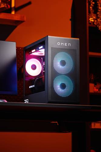 HP OMEN 35L GT16-0075nd Intel® Core™ i7 i7-14700F 32 GB DDR5-SDRAM 2 TB SSD NVIDIA GeForce RTX 4070 Ti Super Windows 11 Home Tower PC Zwart