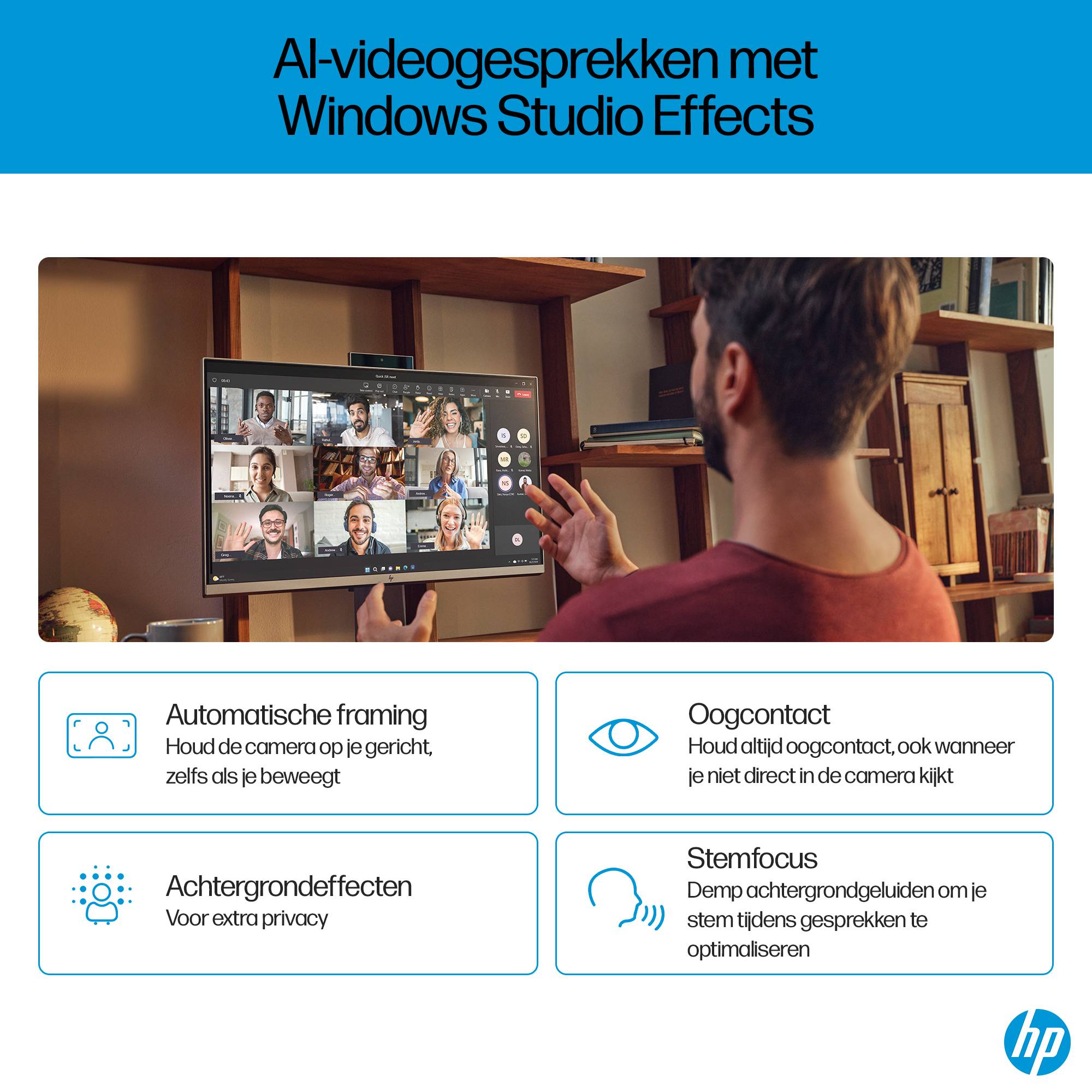 HP OmniStudio X 27-cs0016nd Intel Core Ultra 5 125H 27inch FHD AG 16GB DDR5 512GB PCIe NVMe SSD Intel Arc W11H Meteor Silver 68,6 cm (27") 1920 x 1080 Pixels Alles-in-één-pc DDR5-SDRAM Windows 11 Home Wi-Fi 7 (802.11be)