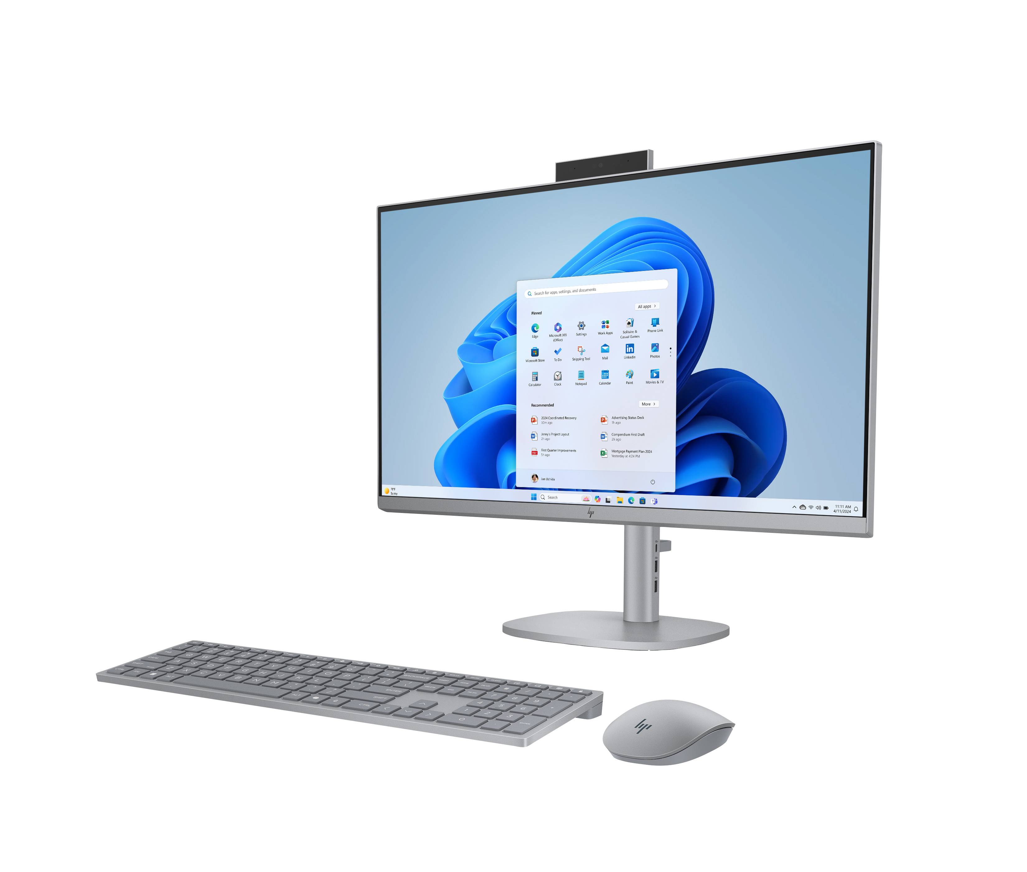 HP OmniStudio X 27-cs0071nd Intel Core Ultra 7 155H 27inch FHD AG 16GB DDR5 1TB PCIe NVMe SSD Intel Arc W11H Meteor Silver 68,6 cm (27") 1920 x 1080 Pixels Alles-in-één-pc DDR5-SDRAM Windows 11 Home Wi-Fi 7 (802.11be) AI PC