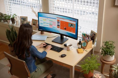 HP P34hc G4 computer monitor 86,4 cm (34") 3440 x 1440 Pixels Quad HD LED Zwart