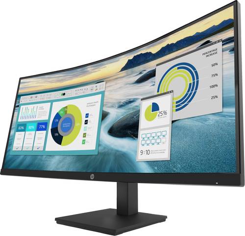 HP P34hc G4 computer monitor 86,4 cm (34") 3440 x 1440 Pixels Quad HD LED Zwart