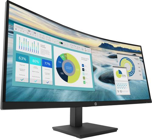 HP P34hc G4 computer monitor 86,4 cm (34") 3440 x 1440 Pixels Quad HD LED Zwart