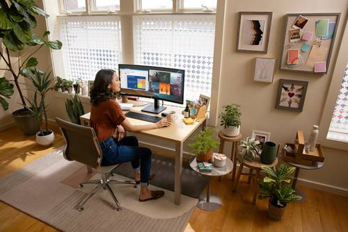 HP P34hc G4 computer monitor 86,4 cm (34") 3440 x 1440 Pixels Quad HD LED Zwart