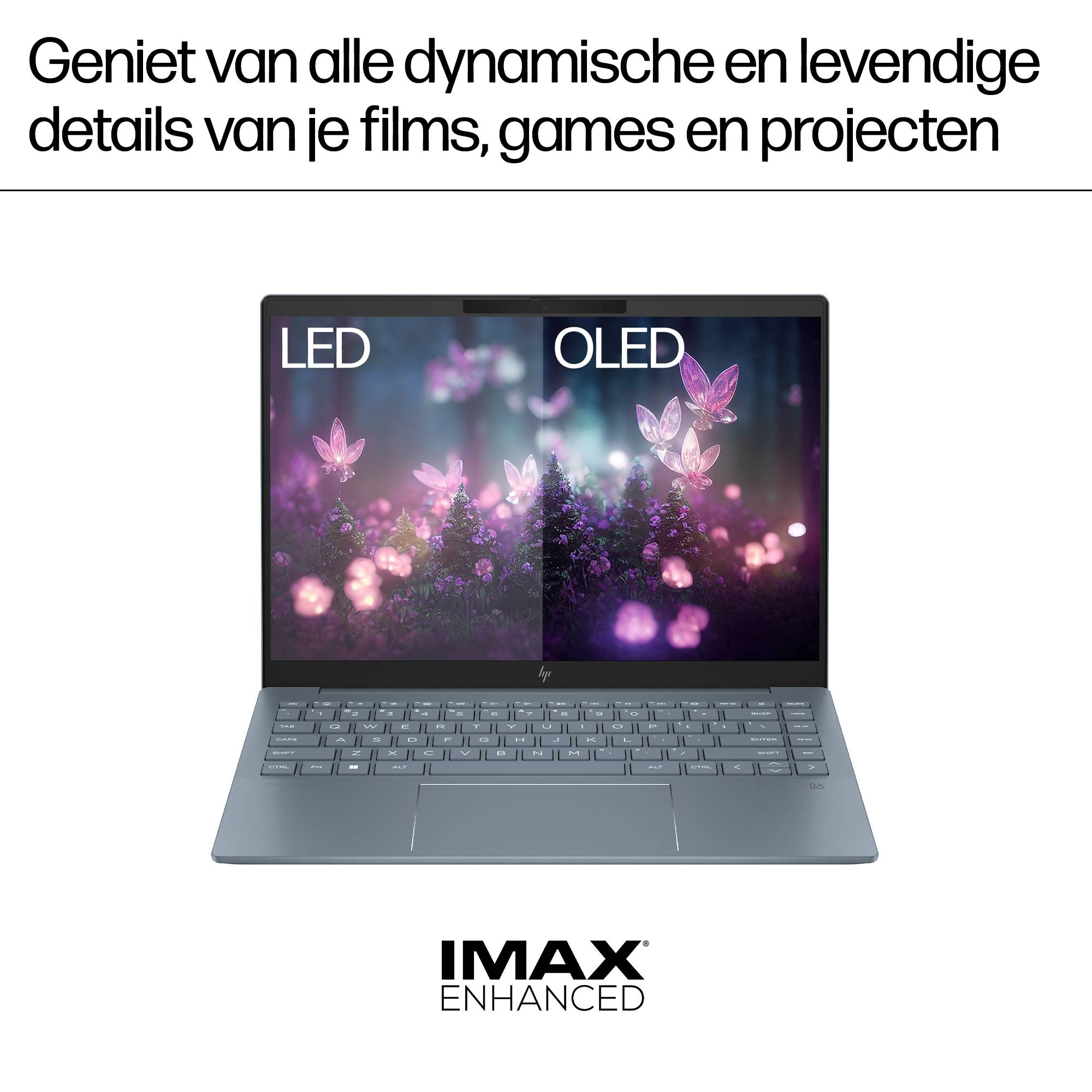 HP Pavilion Plus 14-ew1060nd Intel Core Ultra 7 155H Laptop 35,6 cm (14") 3K 32 GB LPDDR5x-SDRAM 1 TB SSD Wi-Fi 6E (802.11ax) Windows 11 Home Blauw