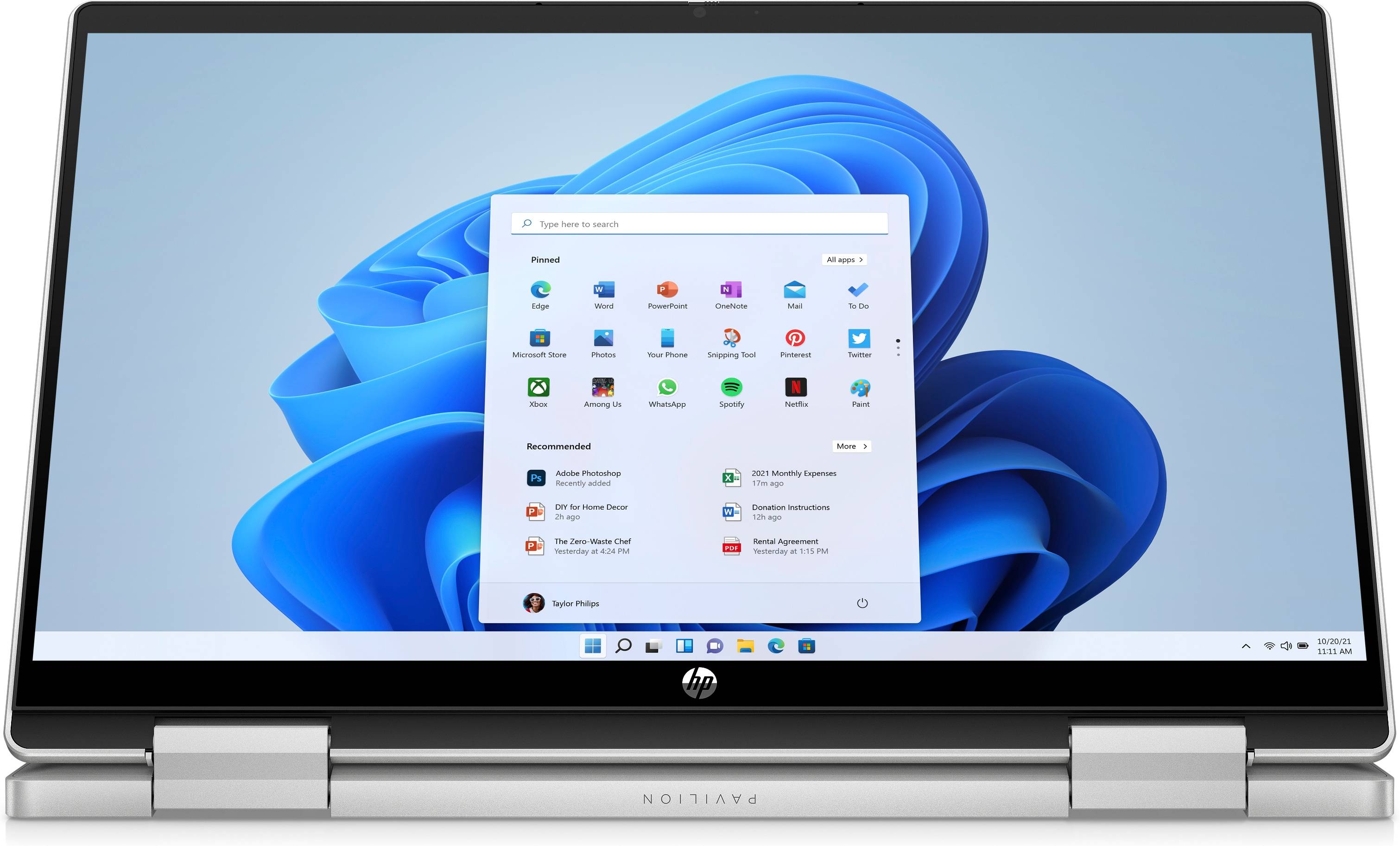HP Pavilion x360 14-ek1190nd Intel® Core™ i7 i7-1355U Hybride (2-in-1) 35,6 cm (14") Touchscreen Full HD 16 GB DDR4-SDRAM 512 GB SSD Wi-Fi 6E (802.11ax) Windows 11 Home Zilver