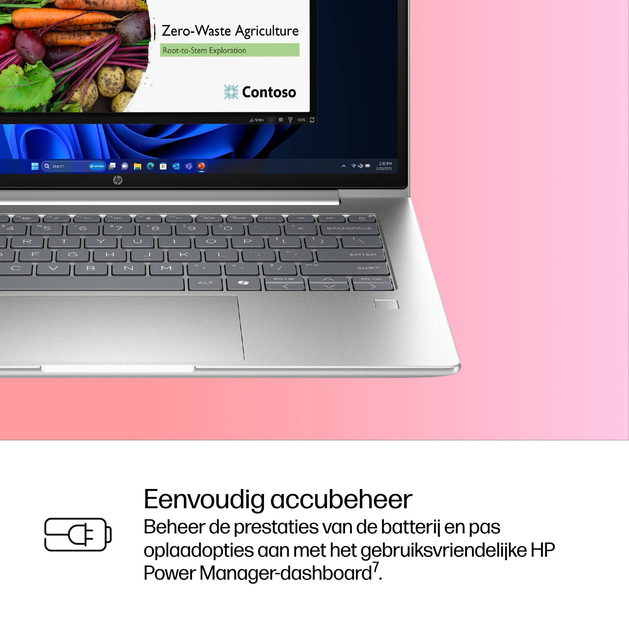 HP ProBook 4 G1iR Intel Core 5 120U Laptop 35,6 cm (14") WUXGA 16 GB DDR5-SDRAM 512 GB SSD Wi-Fi 6E (802.11ax) Windows 11 Pro Zilver