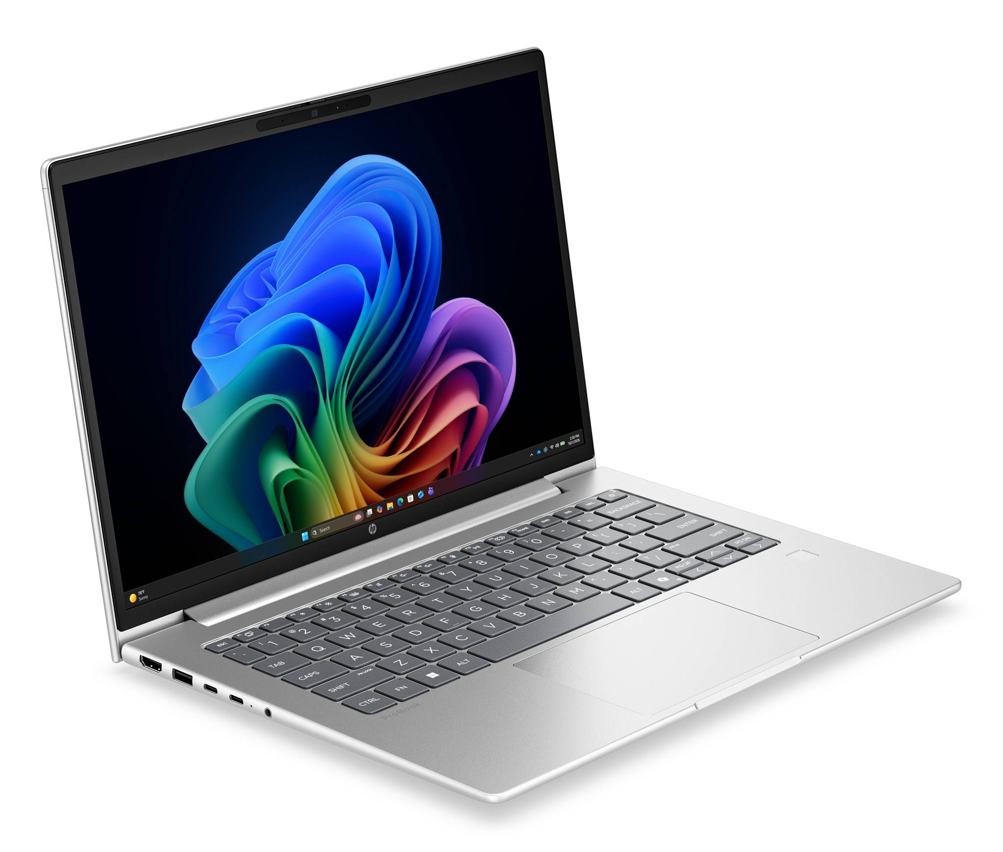 HP ProBook 4 G2i Next Gen AI Copilot+ PC Intel Core Ultra 5 325 Laptop 35,6 cm (14") WUXGA 16 GB DDR5-SDRAM 512 GB SSD Wi-Fi 7 (802.11be) Windows 11 Pro Zilver QWERTY
