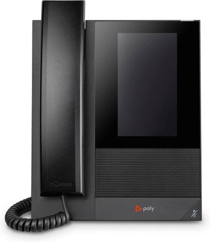 POLY CCX 400 Business Media Phone voor Microsoft Teams met PoE-ondersteuning