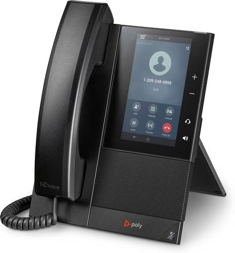 POLY CCX 505 Business Media Phone met ondersteuning voor Open SIP en PoE