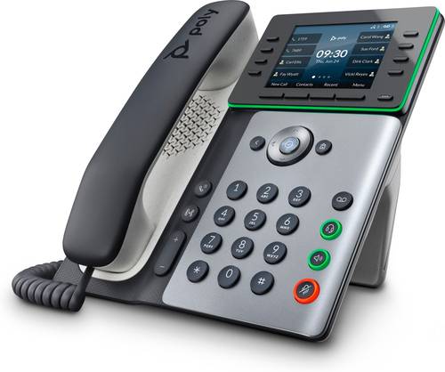 POLY Edge E320 IP-telefoon met PoE-ondersteuning
