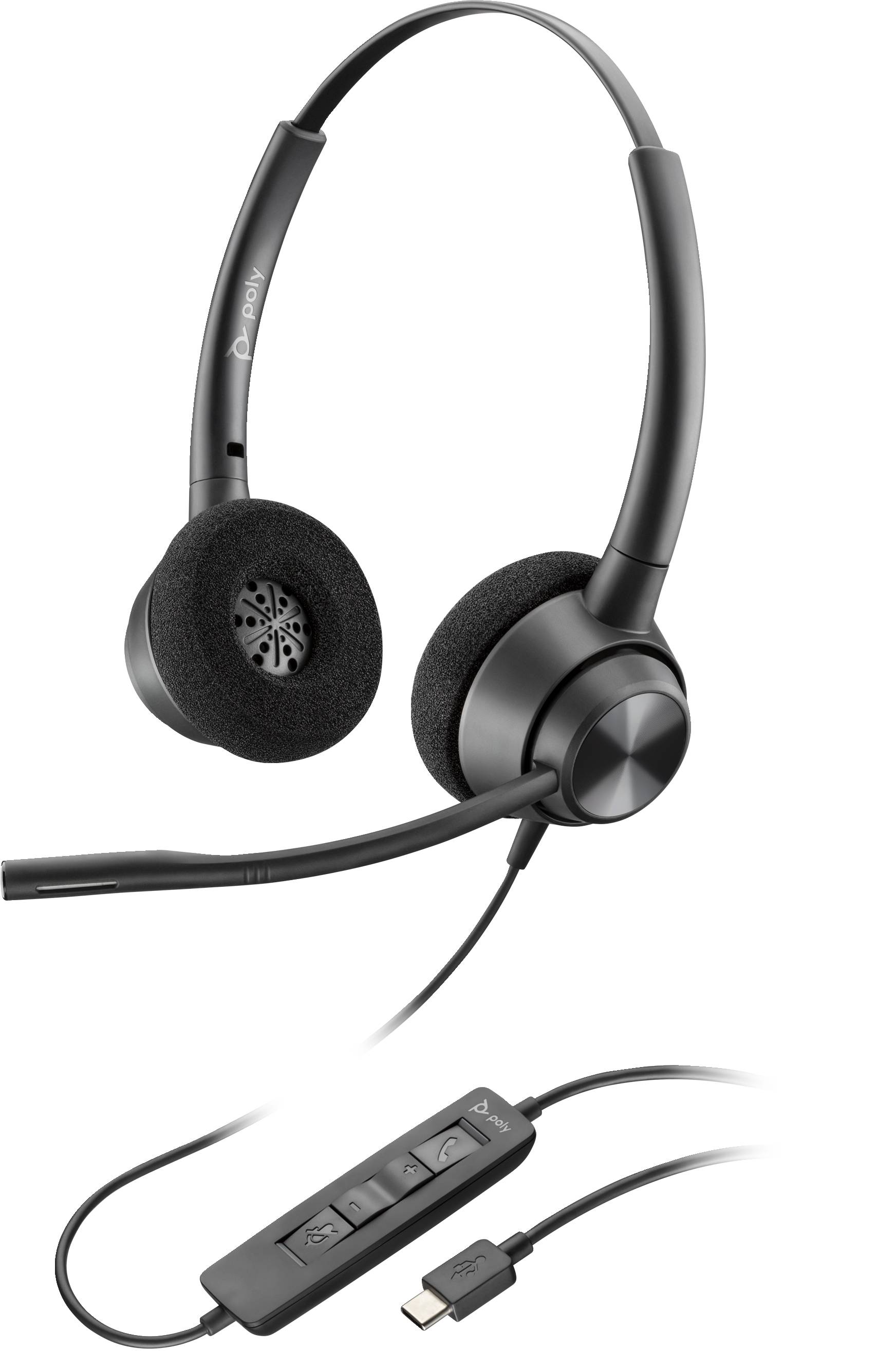 POLY EncorePro 320 Stereo USB-C-headset TAA