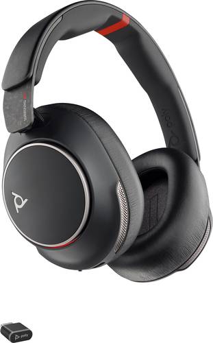 POLY Voyager Surround 85 UC USB-C-headset + USB-C/A-adapter + oplaadstandaard