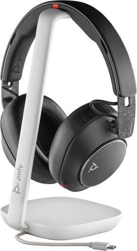 POLY Voyager Surround 85 UC USB-C-headset + USB-C/A-adapter + oplaadstandaard