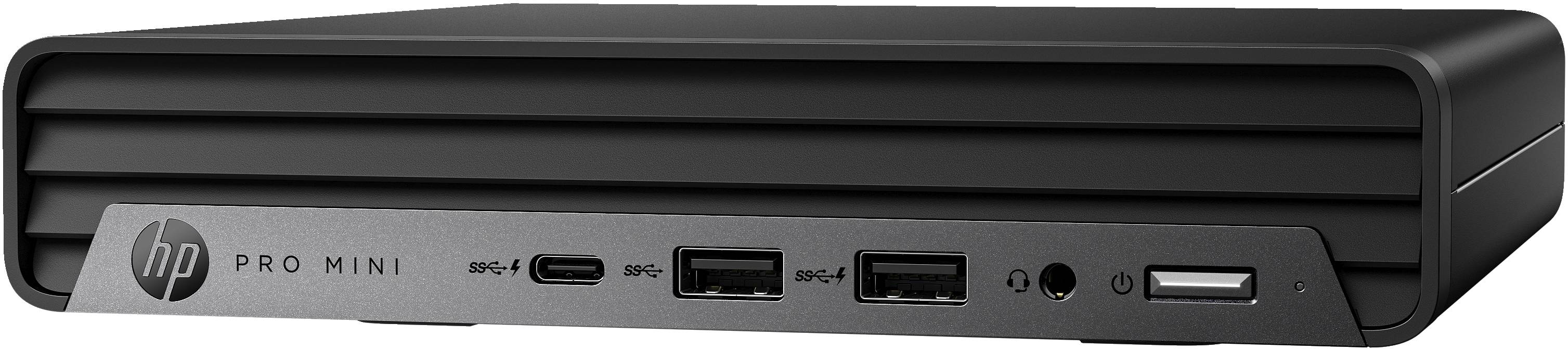 HP Pro Mini 400 G9 Intel® Core™ i3 i3-14100T 16 GB DDR5-SDRAM 512 GB SSD Windows 11 Pro Mini PC Zwart