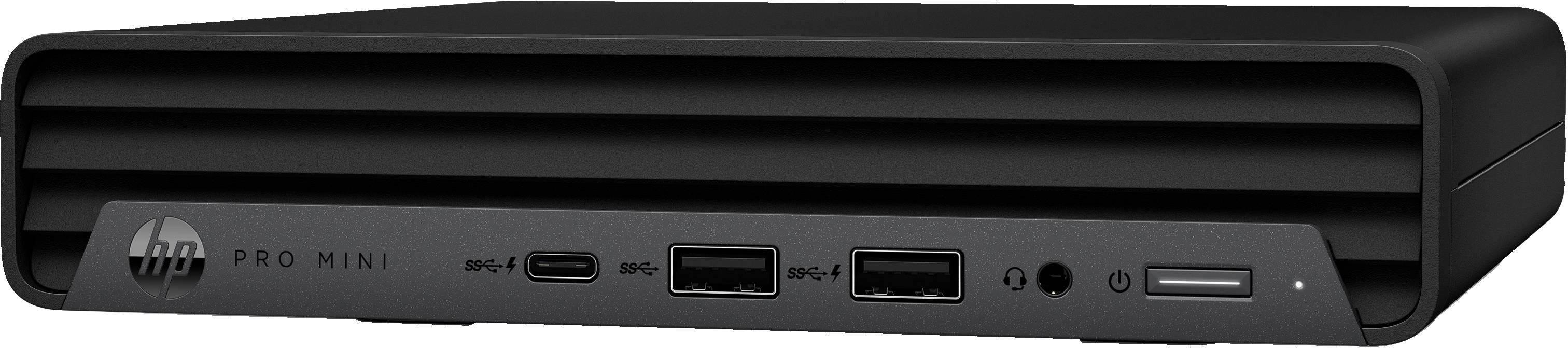 HP Pro Mini 400 G9 Intel® Core™ i3 i3-14100T 16 GB DDR5-SDRAM 512 GB SSD Windows 11 Pro Mini PC Zwart