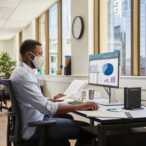 HP Pro Mini 400 G9 Intel® Core™ i5 i5-14500T 16 GB DDR5-SDRAM 512 GB SSD Windows 11 Pro Mini PC Zwart