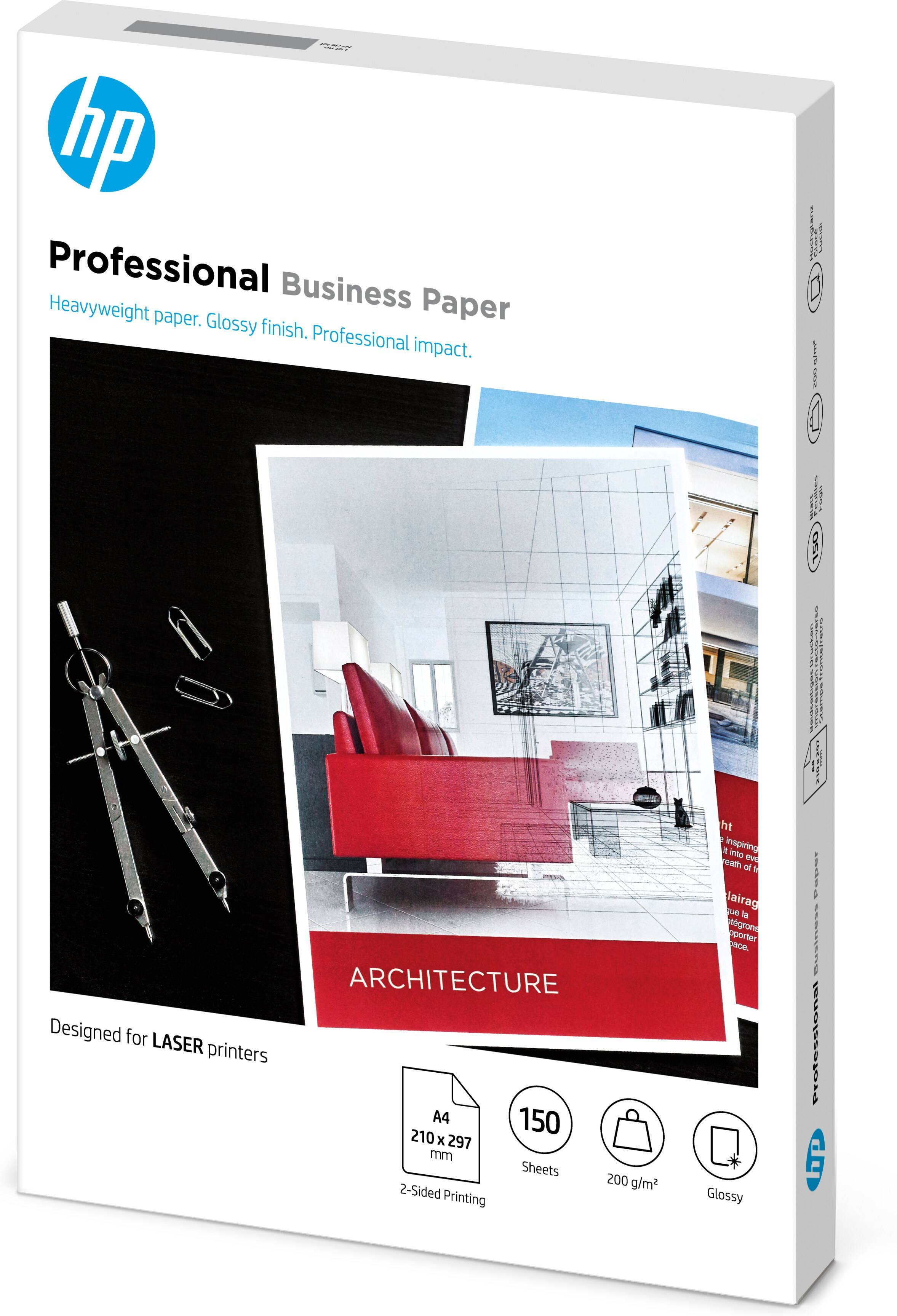 HP Professional Business Paper, glanzend, 200 g/m2, A4 (210 x 297 mm), 150 vellen