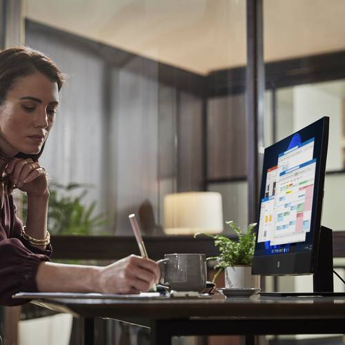 HP ProOne 440 G9 Intel® Core™ i5 i5-14500T 60,5 cm (23.8") 1920 x 1080 Pixels Touchscreen Alles-in-één-pc 16 GB DDR5-SDRAM 512 GB SSD Windows 11 Pro Wi-Fi 6E (802.11ax) Zwart