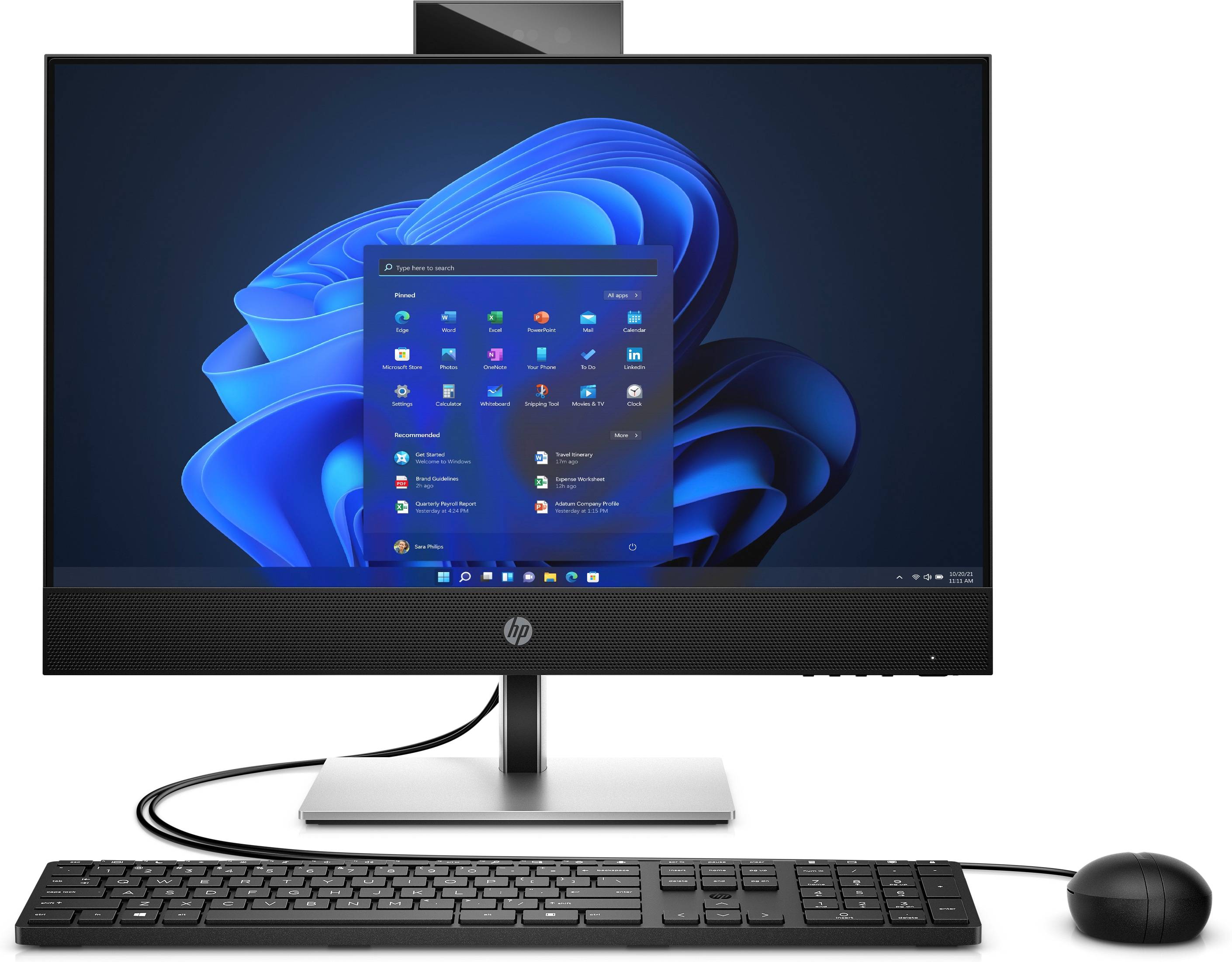 HP ProOne 440 G9 Intel® Core™ i5 i5-14500T 60,5 cm (23.8") 1920 x 1080 Pixels Touchscreen Alles-in-één-pc 16 GB DDR5-SDRAM 512 GB SSD Windows 11 Pro Wi-Fi 6E (802.11ax) Zwart