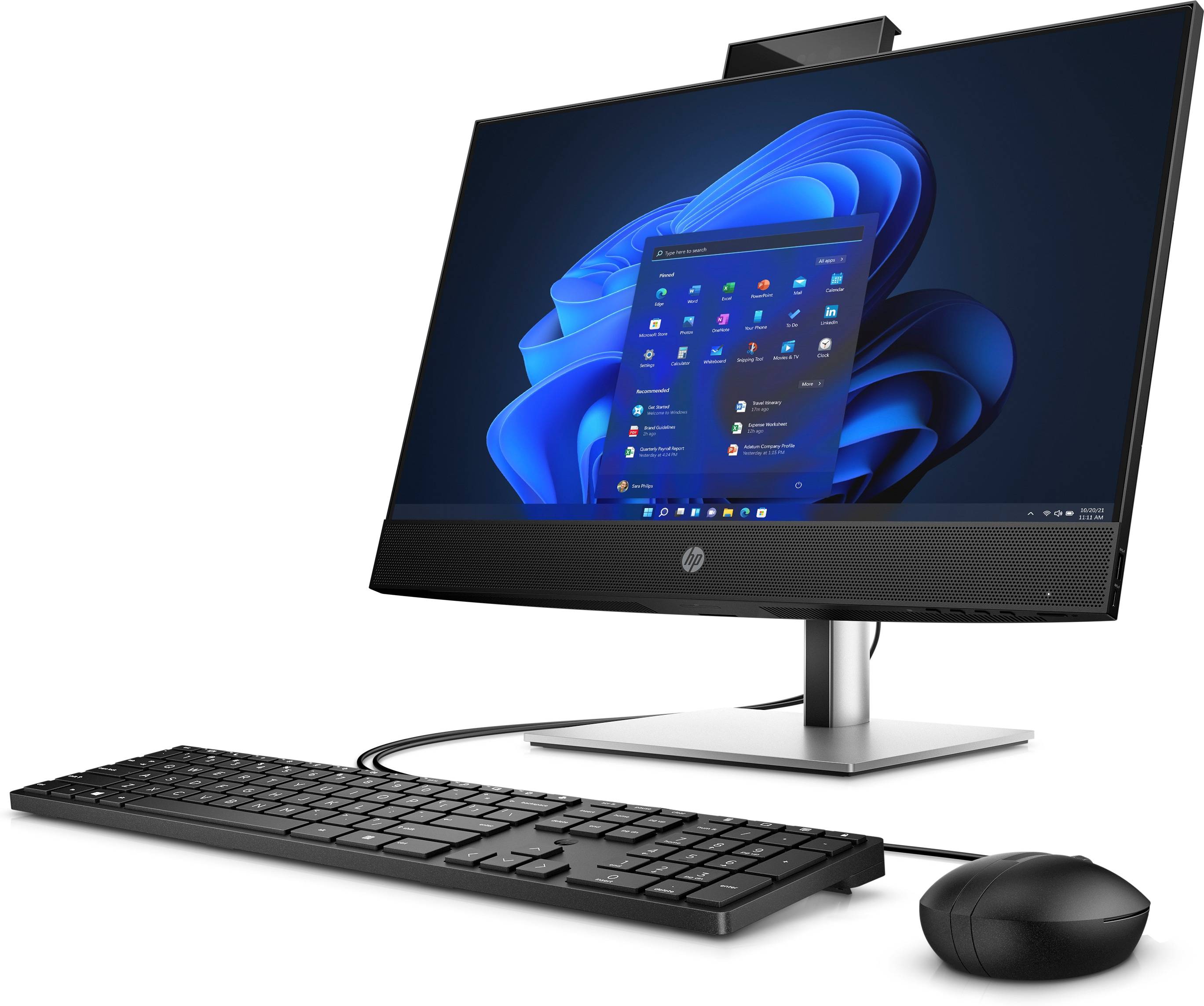 HP ProOne 440 G9 Intel® Core™ i5 i5-14500T 60,5 cm (23.8") 1920 x 1080 Pixels Touchscreen Alles-in-één-pc 16 GB DDR5-SDRAM 512 GB SSD Windows 11 Pro Wi-Fi 6E (802.11ax) Zwart