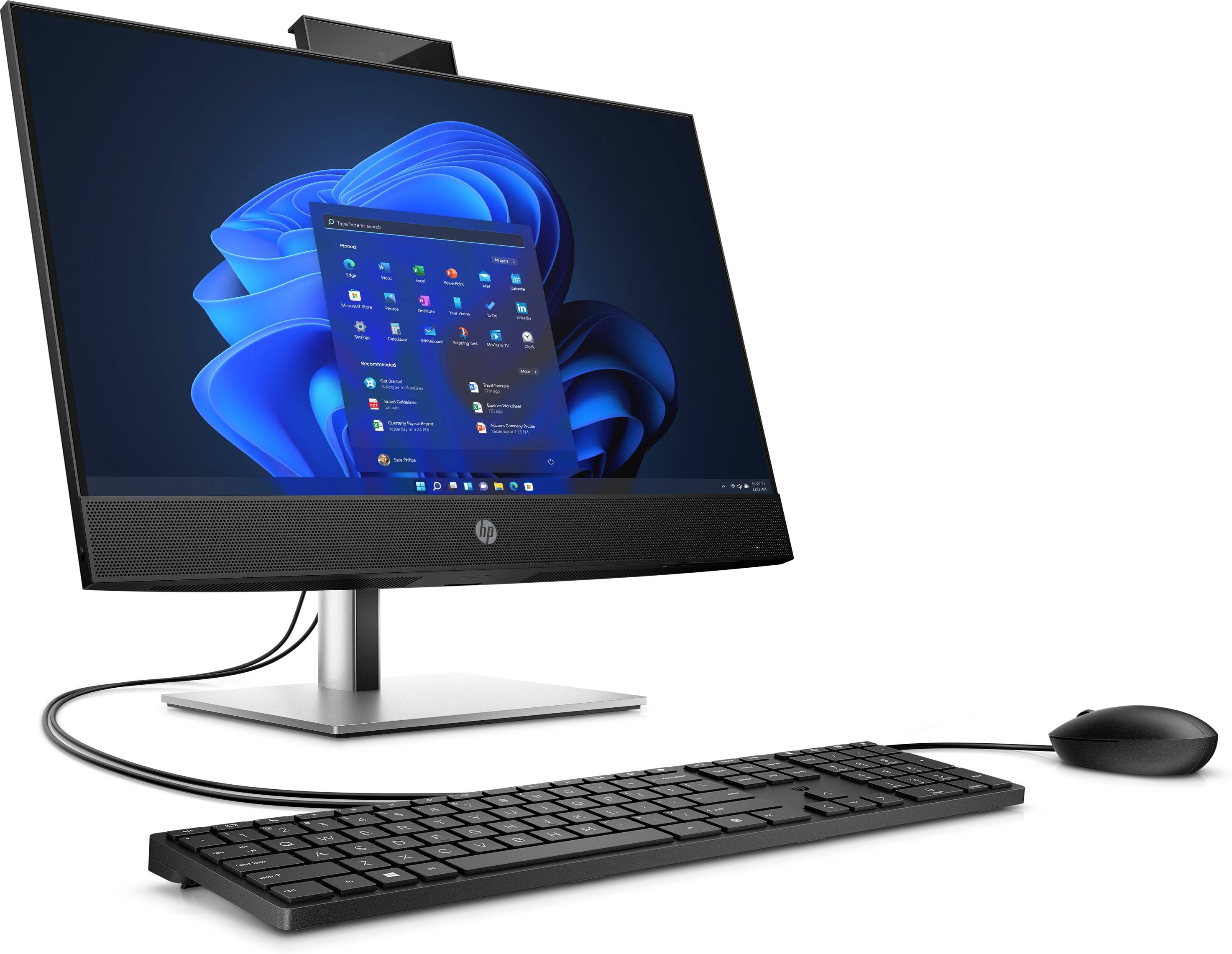 HP ProOne 440 G9 Intel® Core™ i5 i5-14500T 60,5 cm (23.8") 1920 x 1080 Pixels Touchscreen Alles-in-één-pc 16 GB DDR5-SDRAM 512 GB SSD Windows 11 Pro Wi-Fi 6E (802.11ax) Zwart