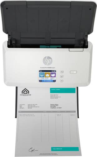 HP Scanjet Pro N4000 snw1 Sheet-feed Scanner Paginascanner 600 x 600 DPI A4 Zwart, Wit