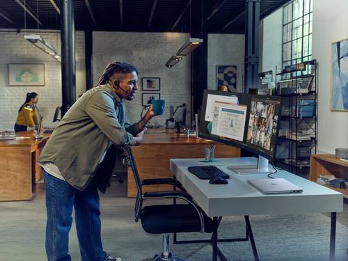 HP Series 5 Pro Serie 5 Pro 49 inch DQHD Conferencing Monitor - 549pm