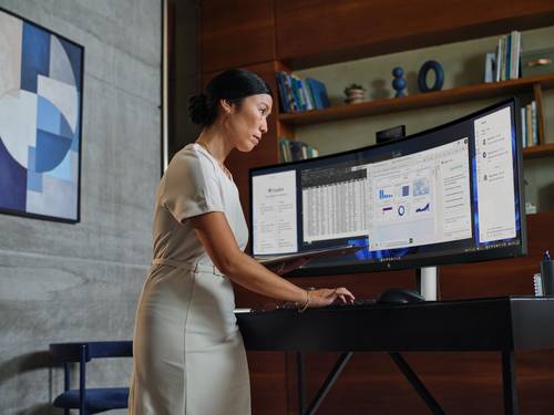 HP Series 5 Pro Serie 5 Pro 49 inch DQHD Conferencing Monitor - 549pm