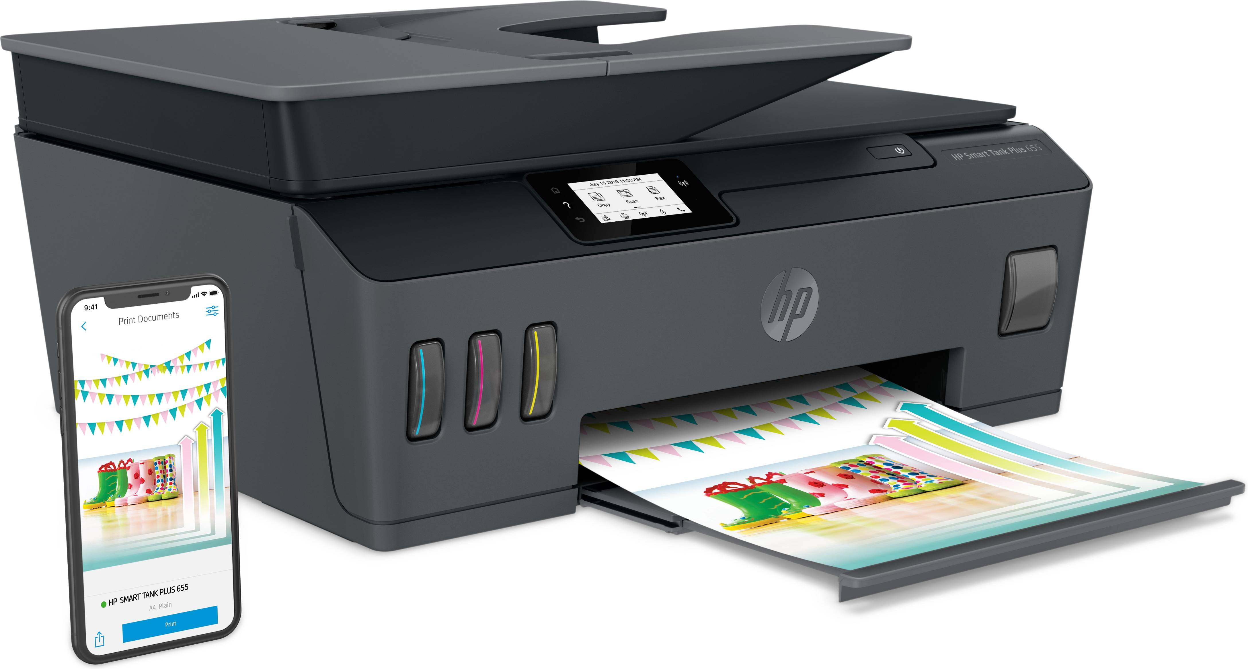 HP Smart Tank Plus 655 draadloze All-in-One