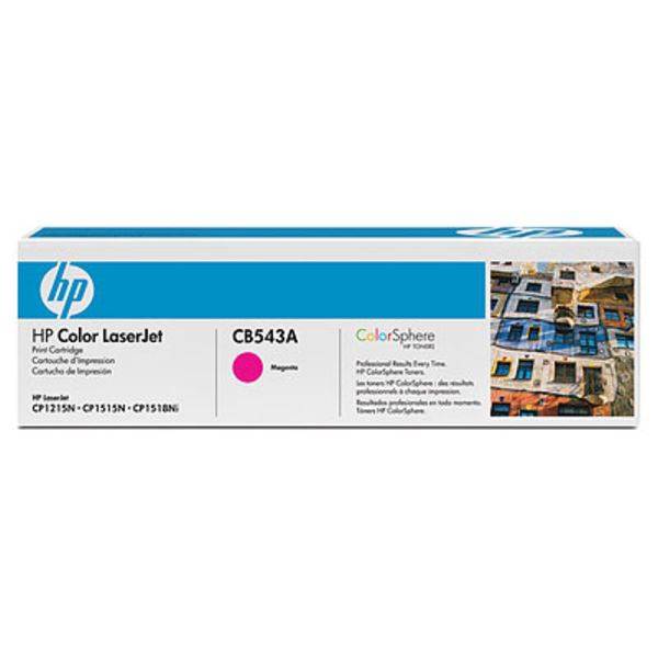 HP toner 125A, 1 400 pagina's, OEM CB543A, magenta