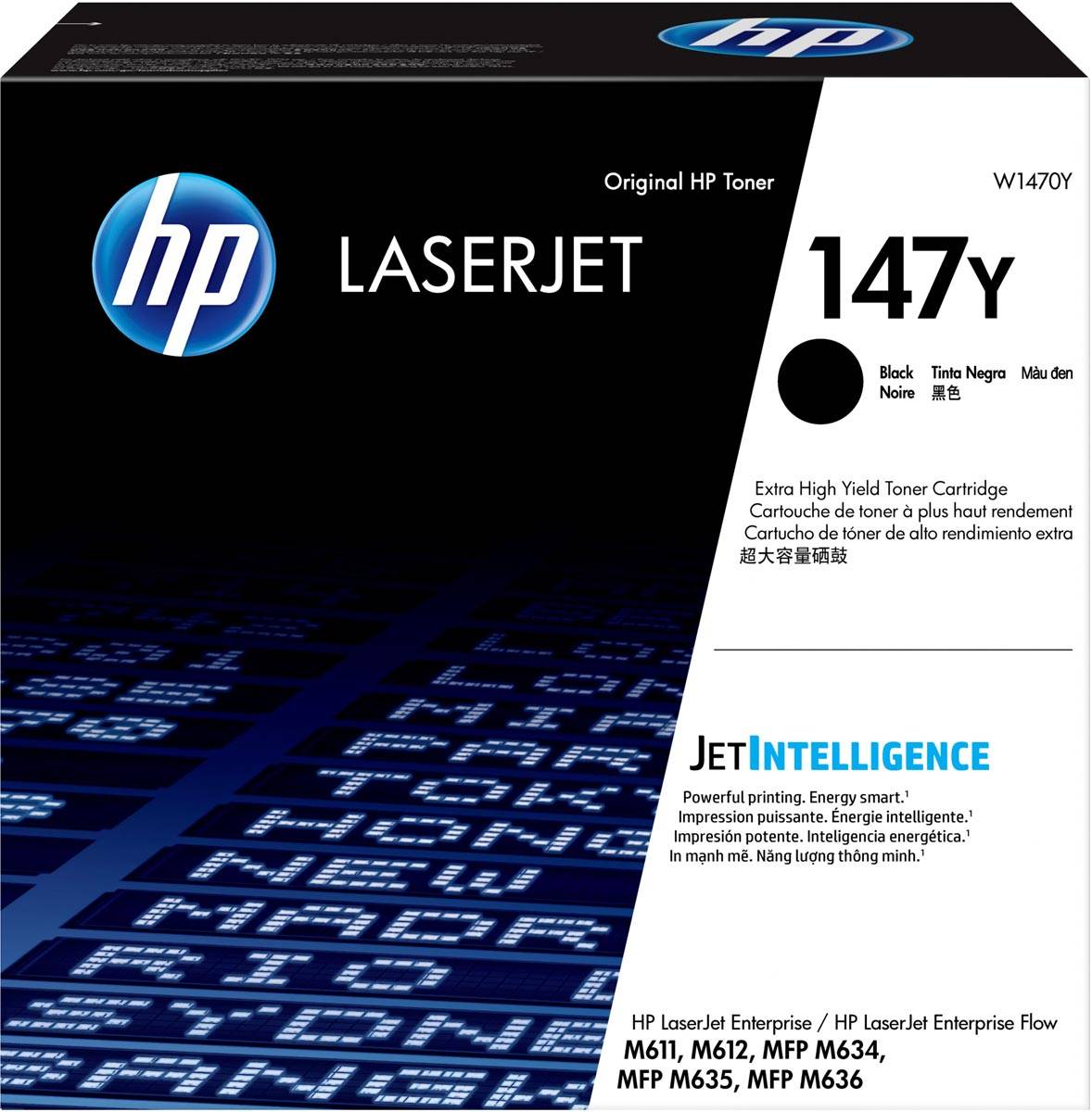HP toner 147Y, 42.000 pagina's, OEM W1470Y, zwart