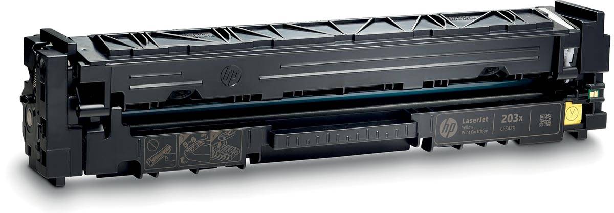 HP toner 203X, 2.500 pagina's, OEM CF542X, geel