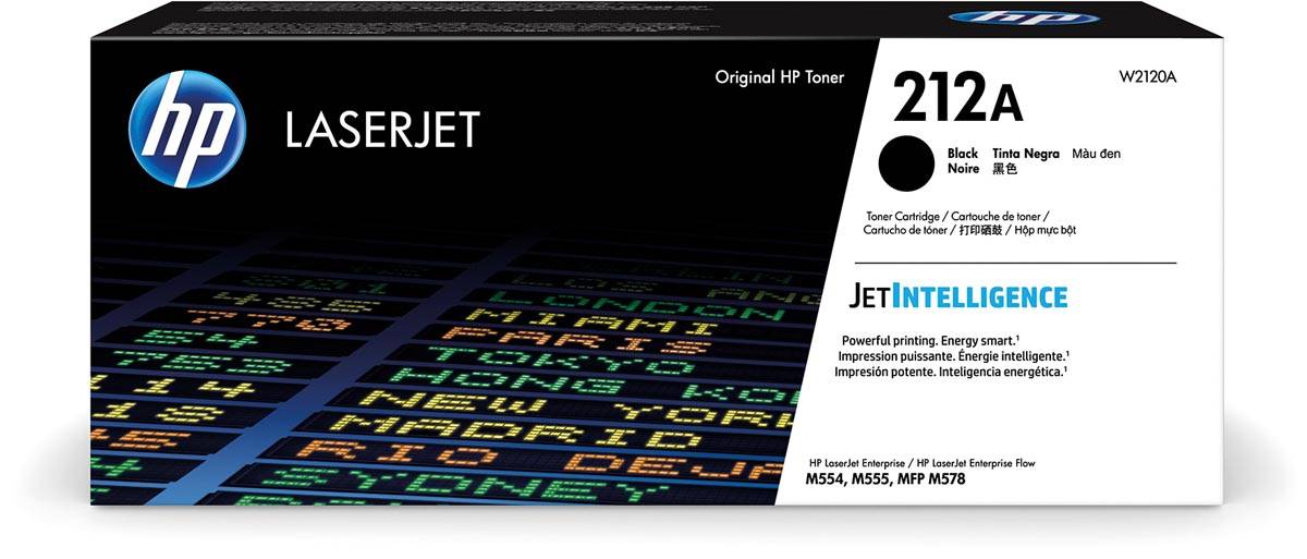 HP toner 212A, 5.500 pagina's, OEM W2120A, zwart
