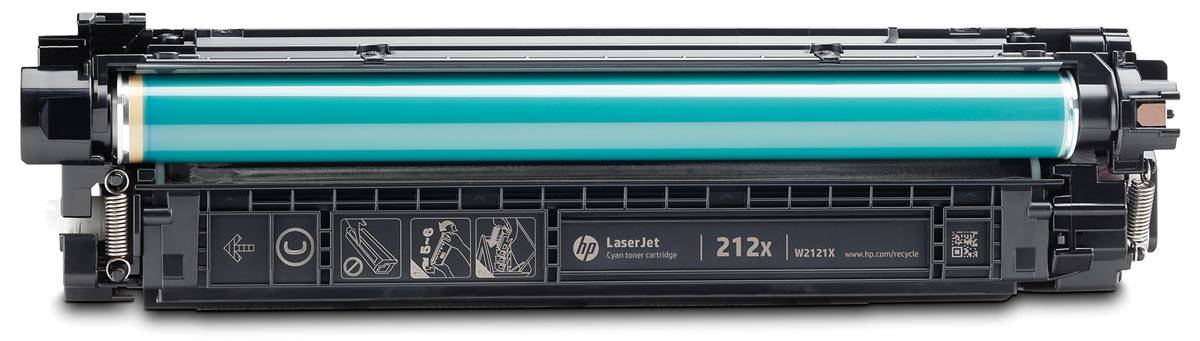 HP toner 212X, 10.000 pagina's, OEM W2121X, cyaan