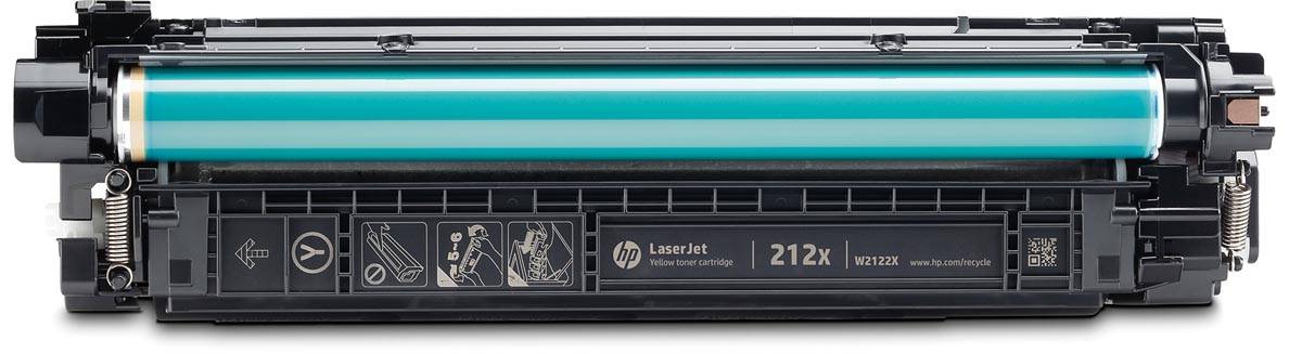 HP toner 212X, 10.000 pagina's, OEM W2122X, geel