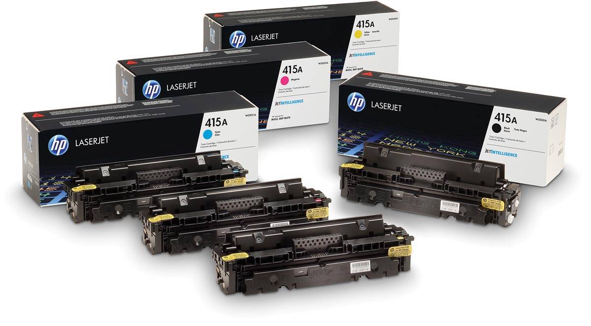 HP toner 415A, 2.100 pagina's, OEM W2031A, cyaan