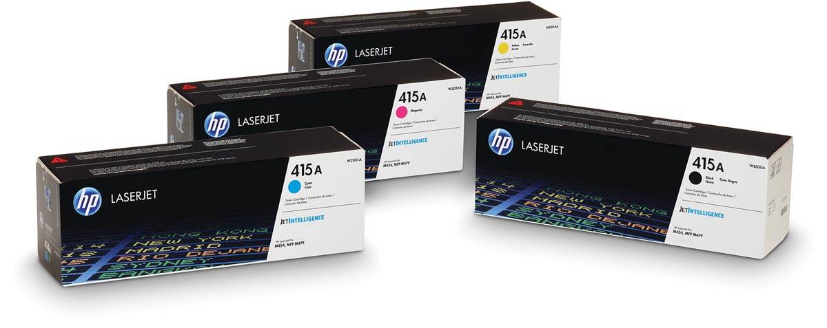 HP toner 415A, 2.400 pagina's, OEM W2030A, zwart