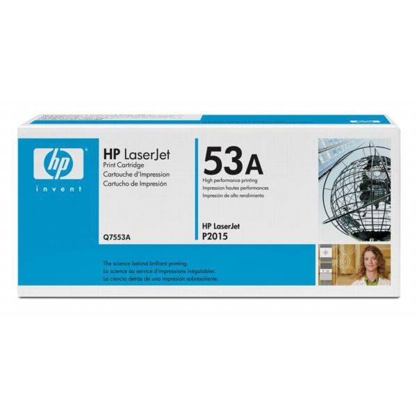 HP toner 53A, 3 000 pagina's, OEM Q7553A, zwart