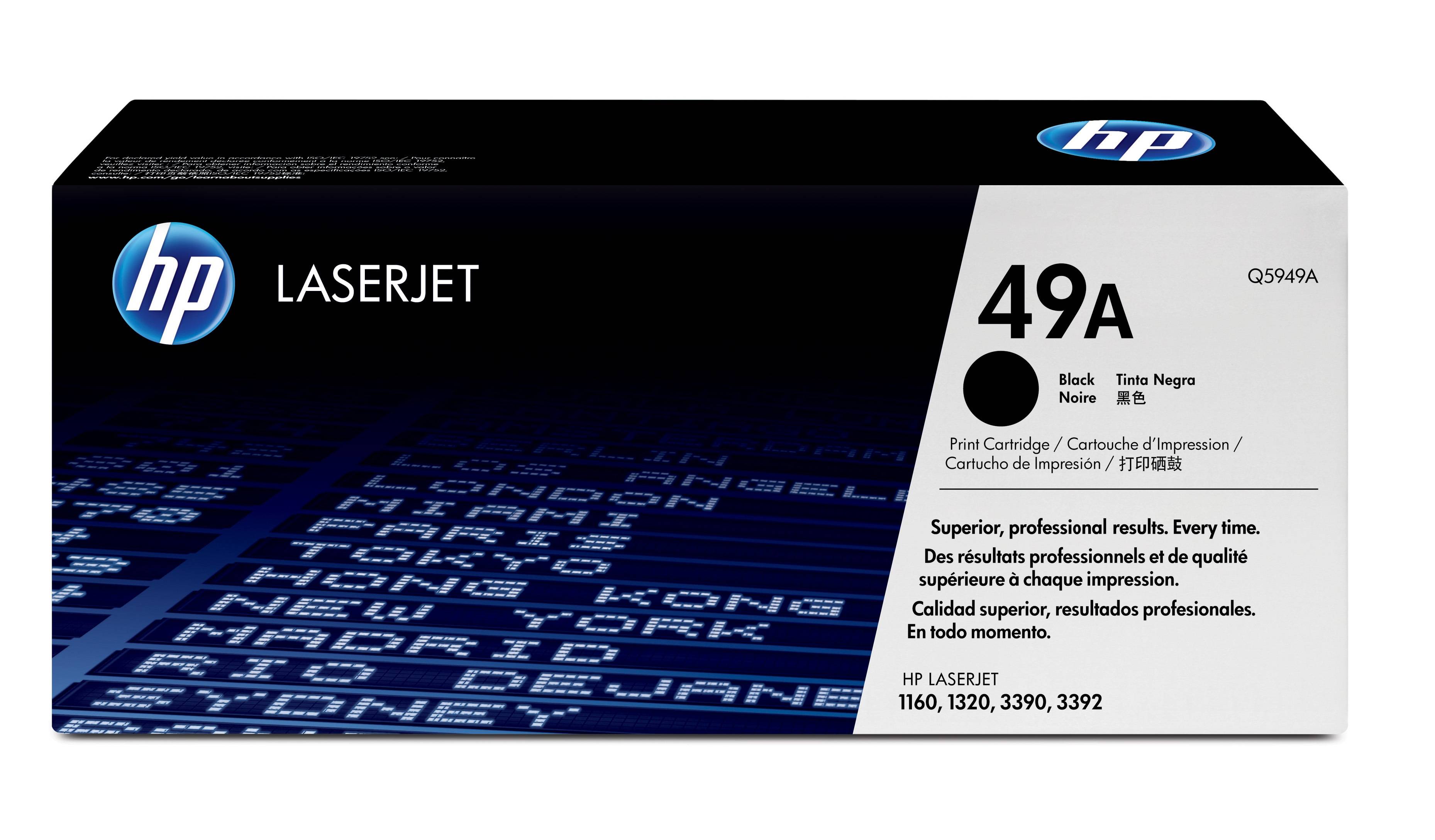 HP 49A originele zwarte LaserJet tonercartridge