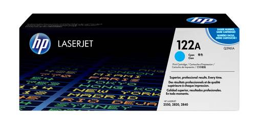 HP 122A Cyan Original LaserJet Toner Cartridge tonercartridge 1 stuk(s) Origineel Cyaan