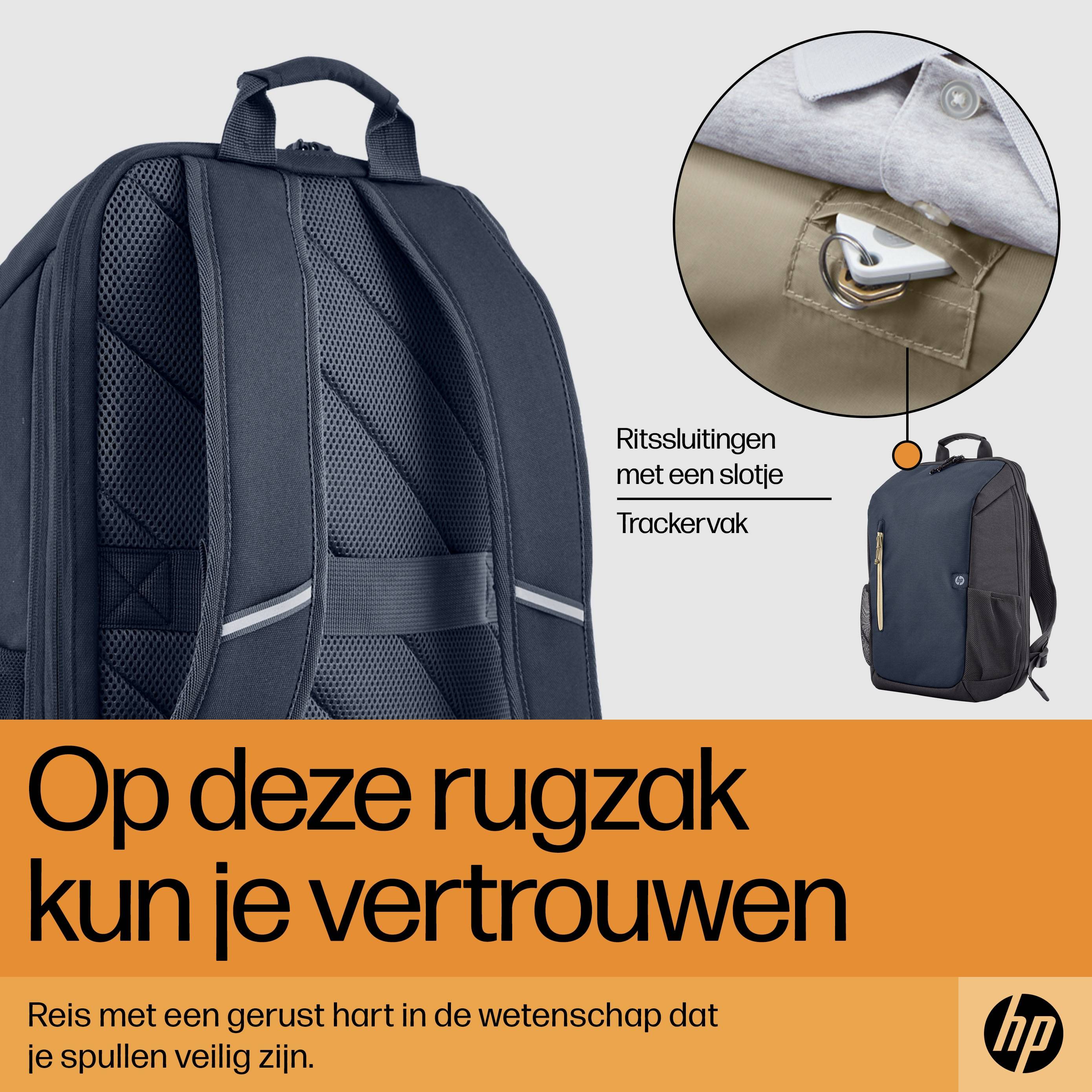 HP Travel 15,6 Blue Night Laptop Backpack, 18 liter