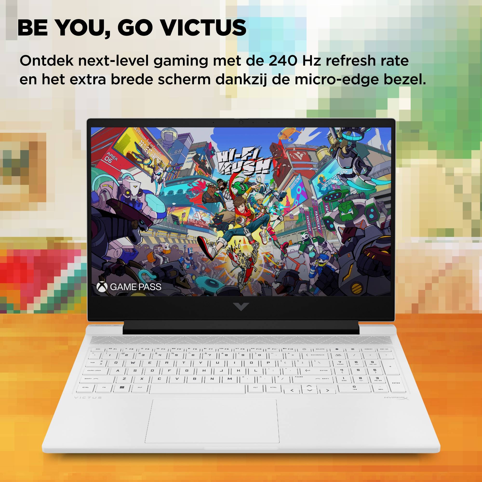 HP Victus Gaming 16-r1060nd Intel® Core™ i7 i7-14700HX Laptop 40,9 cm (16.1") Full HD 32 GB DDR5-SDRAM 1 TB SSD NVIDIA GeForce RTX 4070 Wi-Fi 6 (802.11ax) Windows 11 Home Zwart