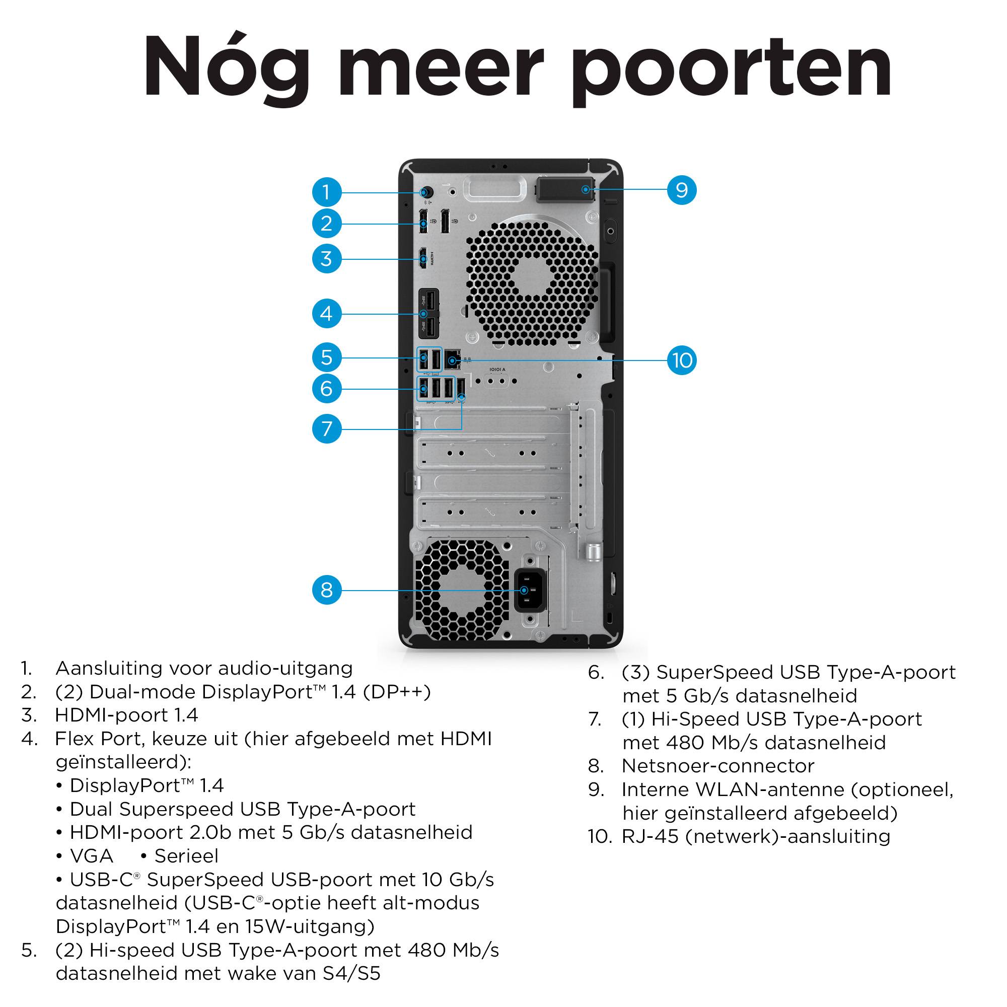 HP Z1 G9 Intel® Core™ i7 i7-14700 16 GB DDR5-SDRAM 1 TB SSD NVIDIA T400 Windows 11 Pro Tower Workstation Zwart