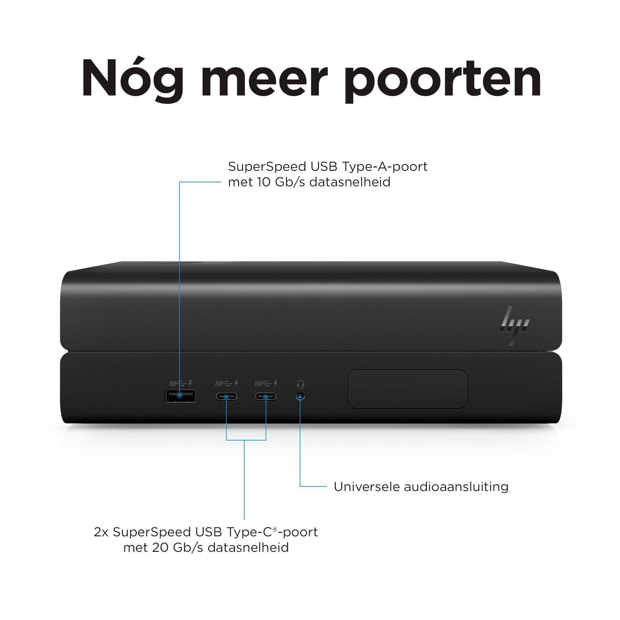 HP Z2 Mini G9 Intel® Core™ i7 i7-14700 16 GB DDR5-SDRAM 512 GB SSD NVIDIA T400 Windows 11 Pro Mini PC Workstation Zwart