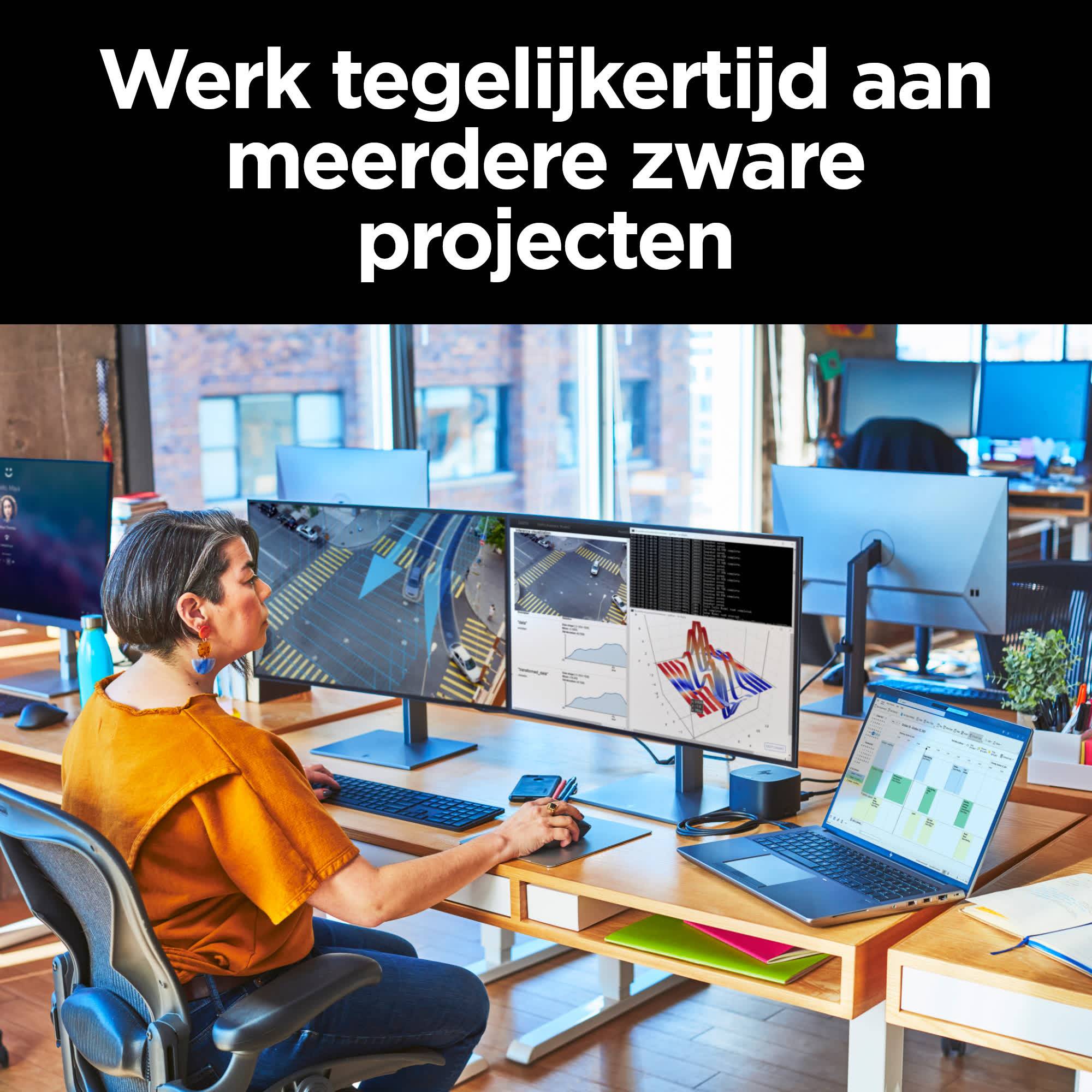 HP ZBook Fury 16 G11 Intel® Core™ i9 i9-13950HX Mobiel werkstation 40,6 cm (16") WQUXGA 32 GB DDR5-SDRAM 1 TB SSD NVIDIA Quadro RTX 4000 Wi-Fi 7 (802.11be) Windows 11 Pro AI PC, AI Workstation Grijs