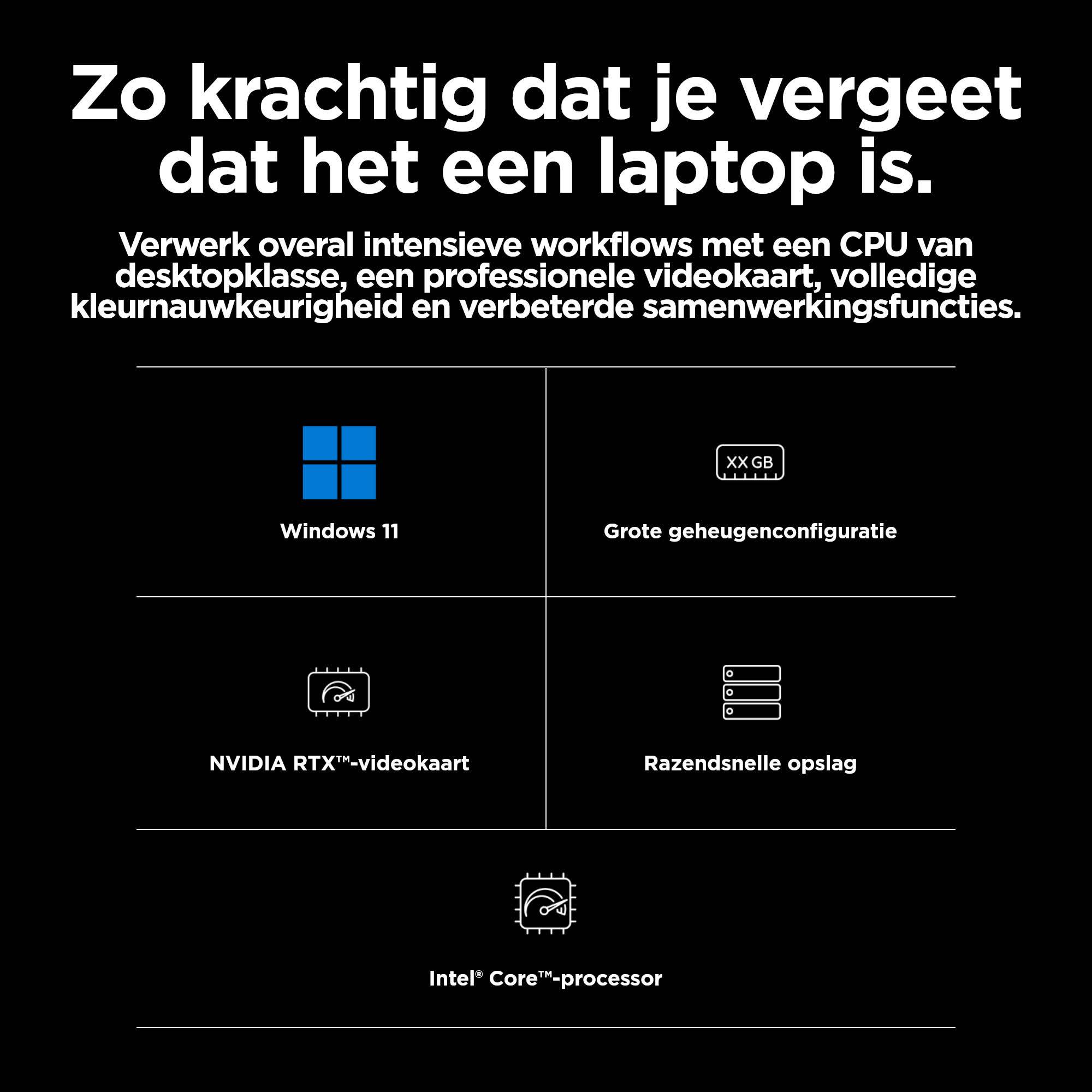 HP ZBook Fury 16 G11 Intel® Core™ i9 i9-13950HX Mobiel werkstation 40,6 cm (16") WQUXGA 32 GB DDR5-SDRAM 1 TB SSD NVIDIA Quadro RTX 4000 Wi-Fi 7 (802.11be) Windows 11 Pro AI PC, AI Workstation Grijs